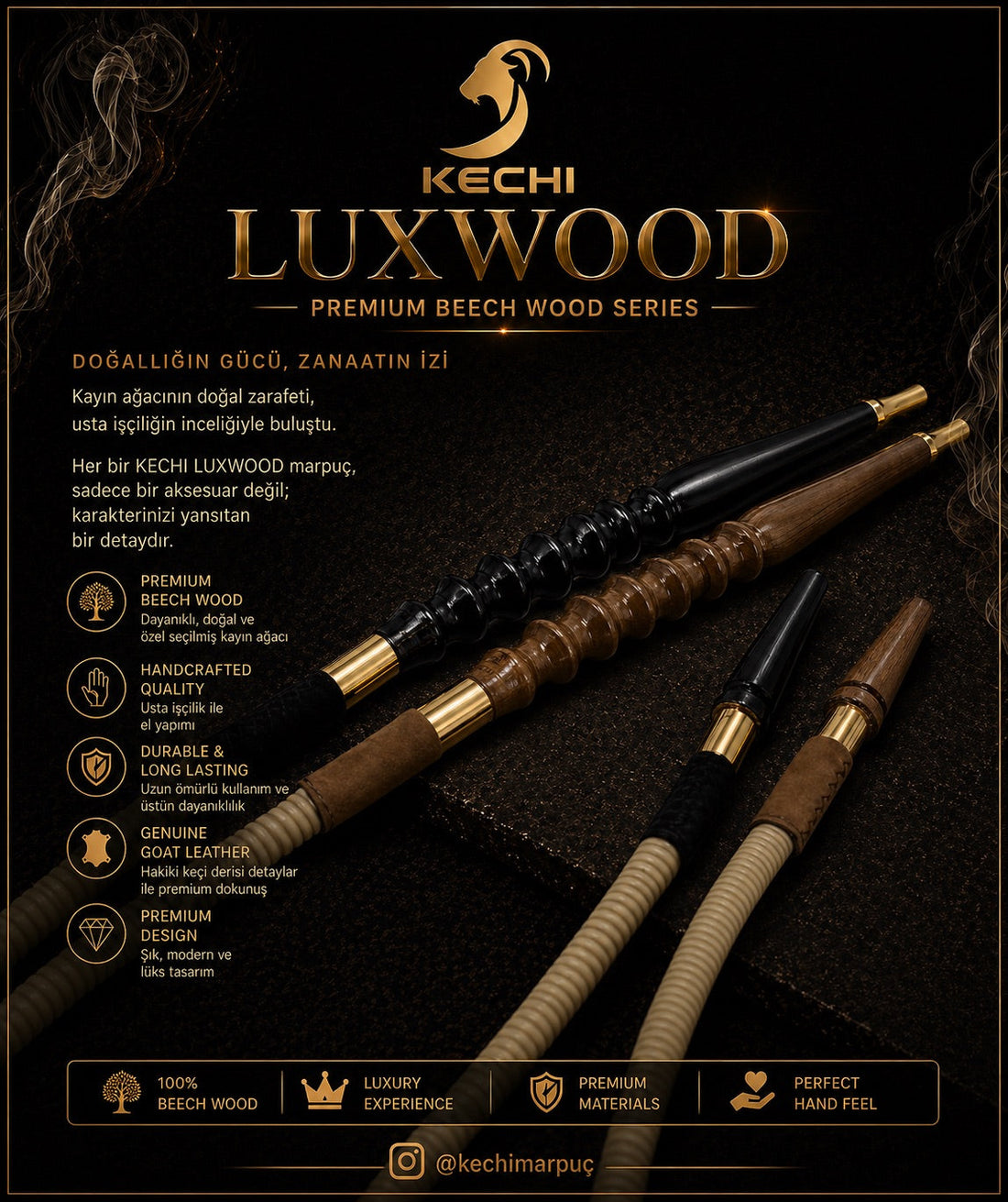 Luxwood Nargile Marpucu İncelemesi: Doğal Ahşabın Şıklığı ve Premium Kalite